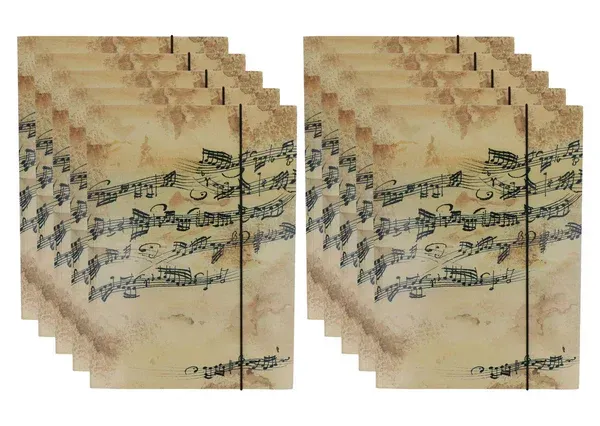 Sammelmappe Noten 10 Stück creme Sammelmappe Noten 10 Stück creme