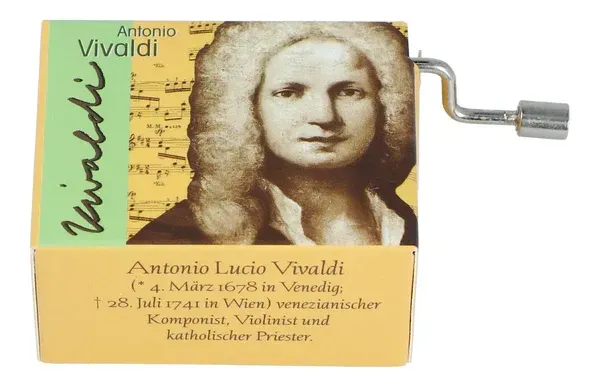 Spieluhr Drehorgel Musicbox Antonio Vivaldi Frühling