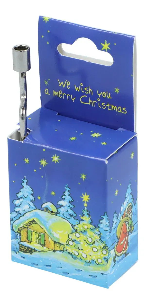 Spieluhr Drehorgel Musicbox We wish you a merry Christmas