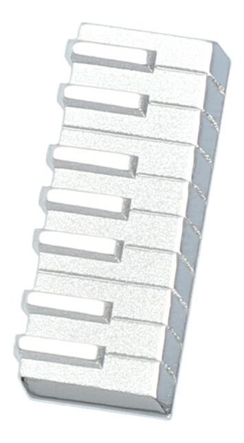 Pin Keyboard versilbert