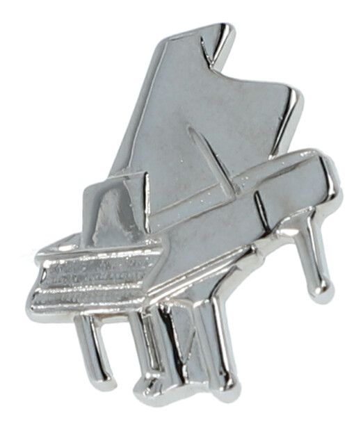 Pin Flügel Klavier Piano versilbert