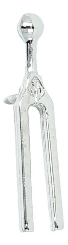 Pin Stimmgabel silberfarben