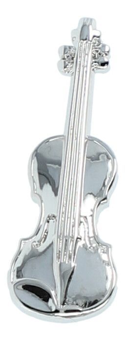 Pin Violine versilbert