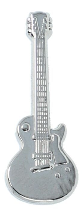 Pin E-Gitarre silberfarben Les Paul