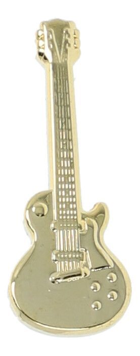 Pin E-Gitarre goldfarben Les Paul