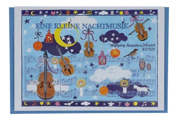 Karte Kleine Nachtmusik von Wolfgang Amadeus Mozart