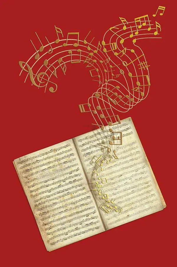 Karte Notenbuch