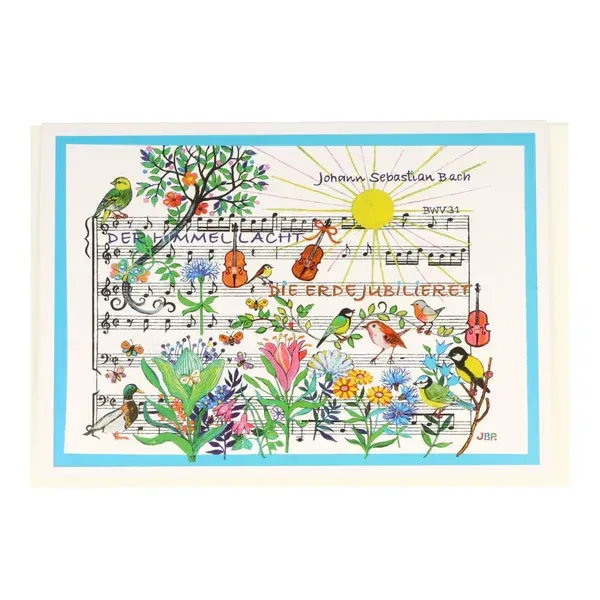 Karte Der Himmel lacht Johann Sebastian Bach