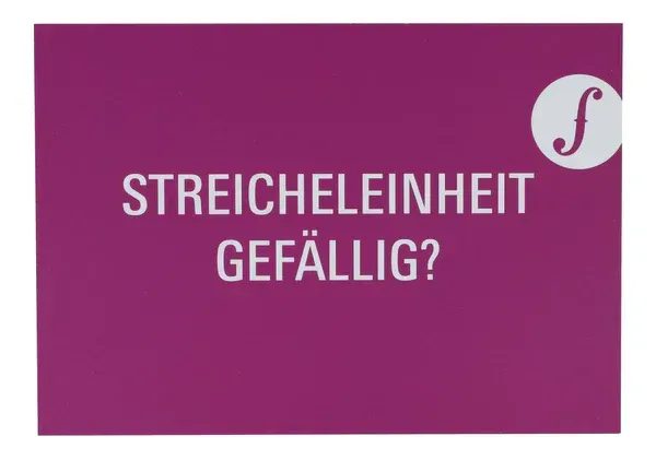 Postkarte Karte Streicheleinheit