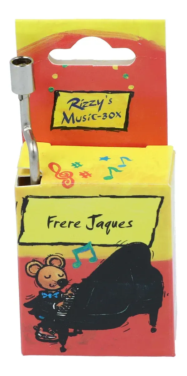 Spieluhr Drehorgel Musicbox Frere Jaques ( Bruder Jakob )