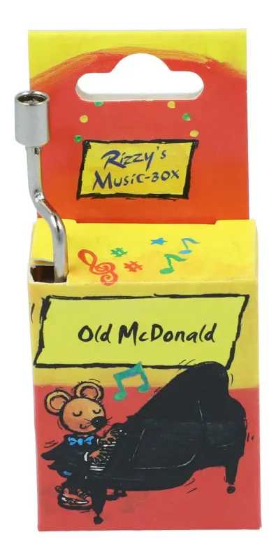 Spieluhr Drehorgel Musicbox Old Mc Donald Kinderlied