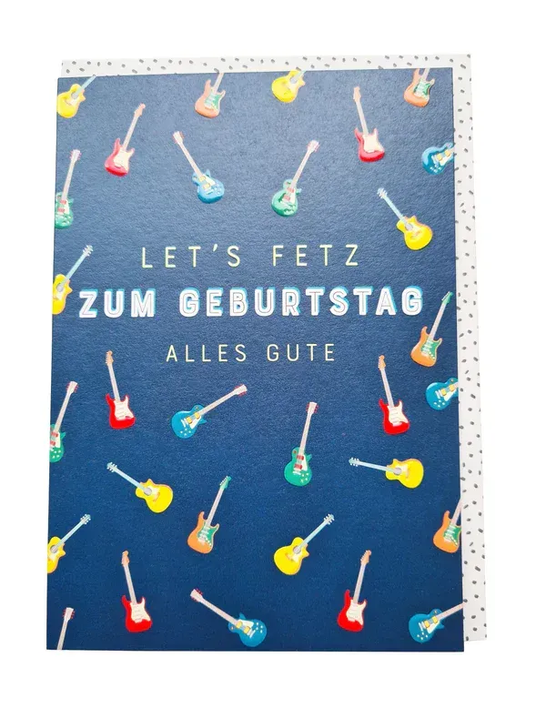 Karte Let's Fetz Zum Geburtstag alles Gute