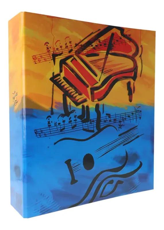 Ordner breit mit Flügel Piano Klavier 2 Loch Ordner breit mit Flügel Piano Klavier 2 Loch