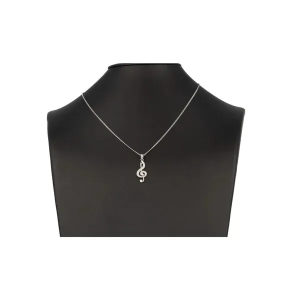 Kette Mit Anhänger 925 Sterling Silber mit Steinen