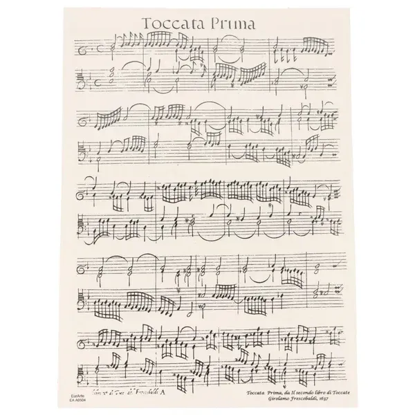 Puzzle Toccata Prima fromm Secondo, G. Frescobaldi