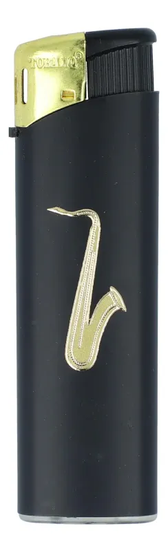 Feuerzeug mit Saxophon