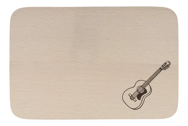 Schneidbrett Buchenholz Gitarre Konzertgitarre Brettchen
