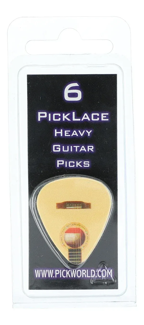 Ersatzplektren Gitarre 6 Stück Heavy Picks Guitar Picklace