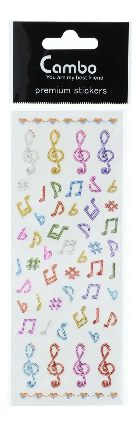 Sticker Noten + Notenschlüssel Violinschlüssel