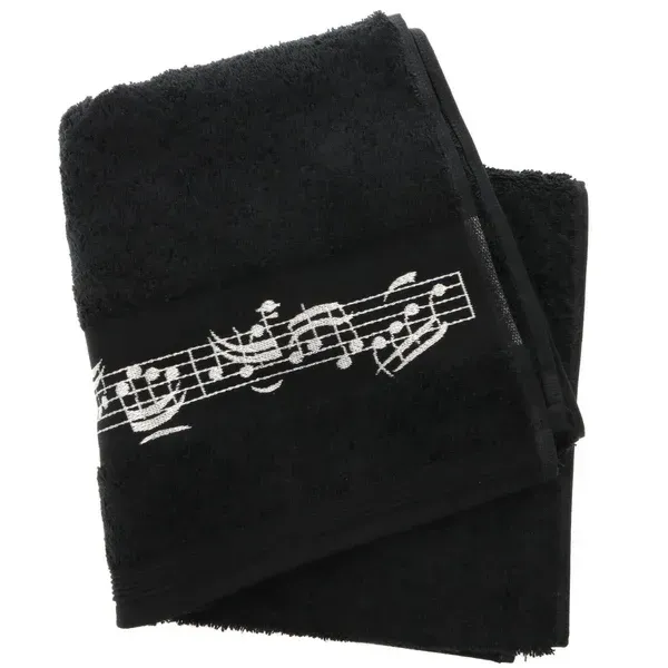Handtuch für Musiker schwarz
