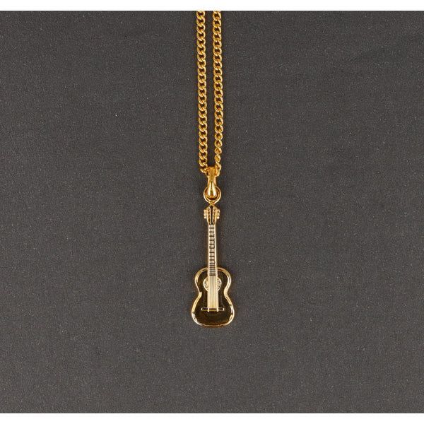 Kette mit Gitarre goldfarben