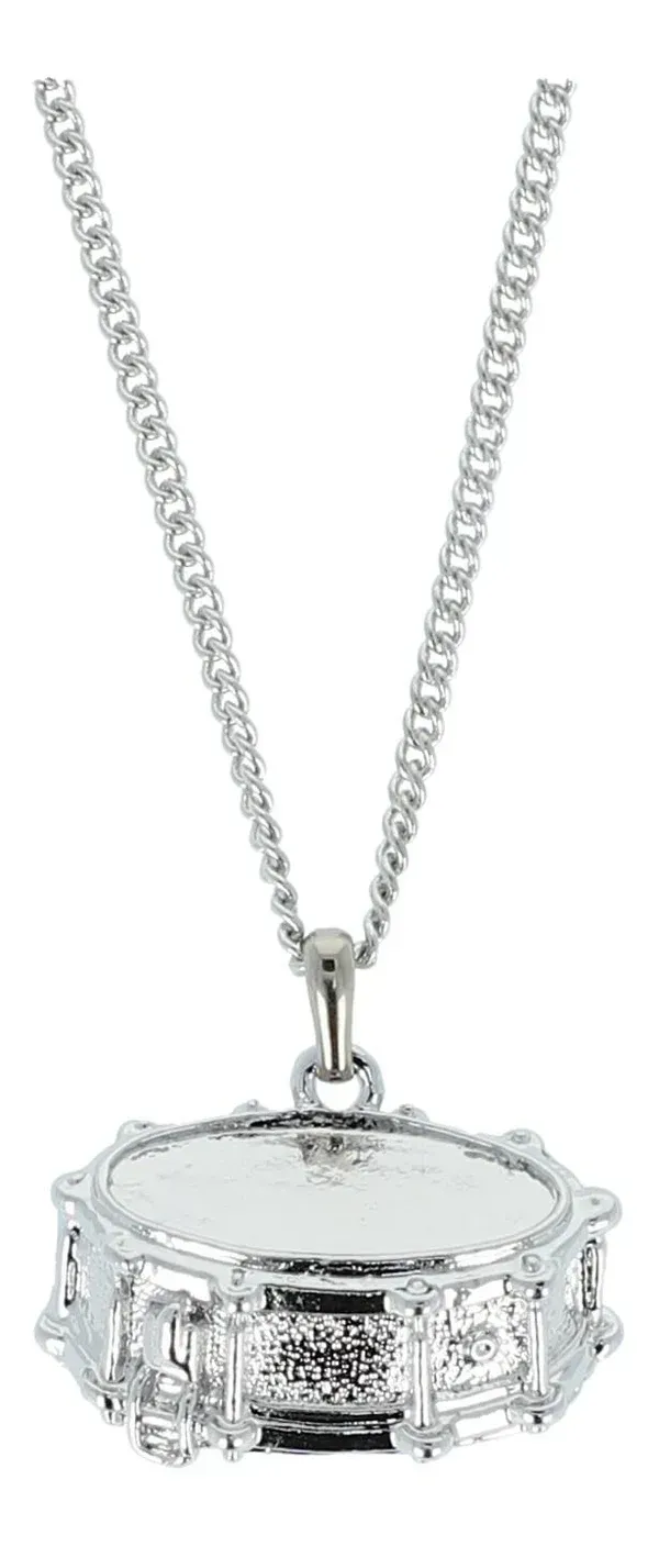 Kette mit Trommel silberfarben