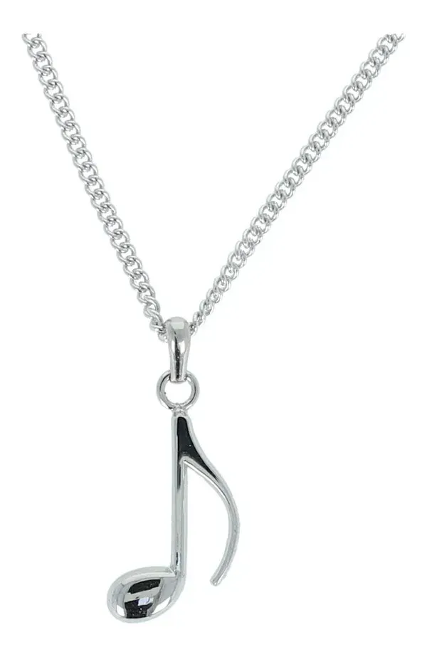 Kette mit Note silberfarben