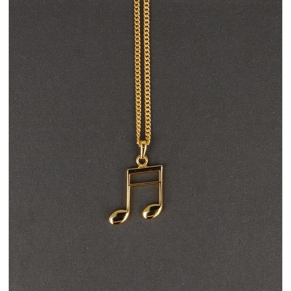 Kette mit 16 Note goldfarben
