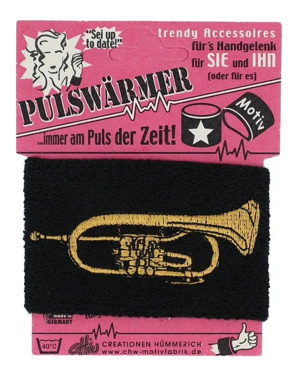 Pulswärmer Schweißband 1 Stück Flügelhorn