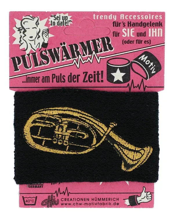 Pulswärmer Schweißband 1 Stück Tenorhorn