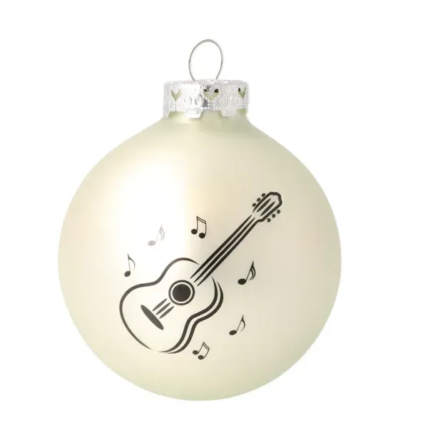 1 Stück Kugel Gitarre Weihnachtskugel Christbaumkugel Baumkugel