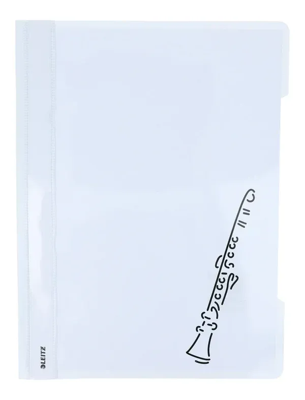 Schnellhefter DIN A4 mit Instrument Block Klarinette Clarinet