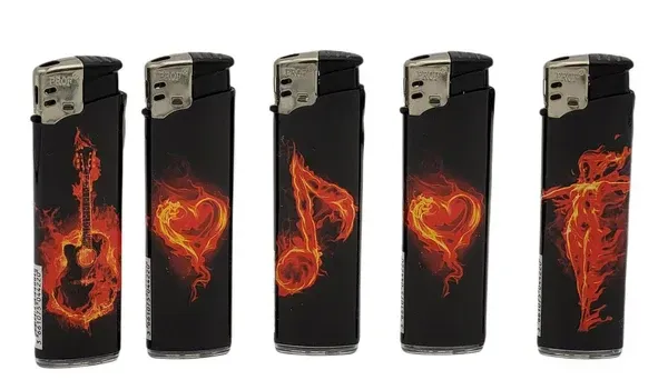 Feuerzeug Flamme 5 Stück