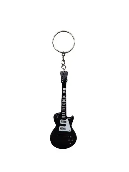 Schlüsselanhänger Gitarre Les Paul schwarz Schlüsselanhänger Gitarre Les Paul schwarz