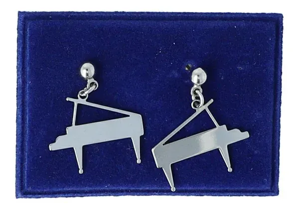 Ohrstecker Edelstahl Flügel Piano Klavier