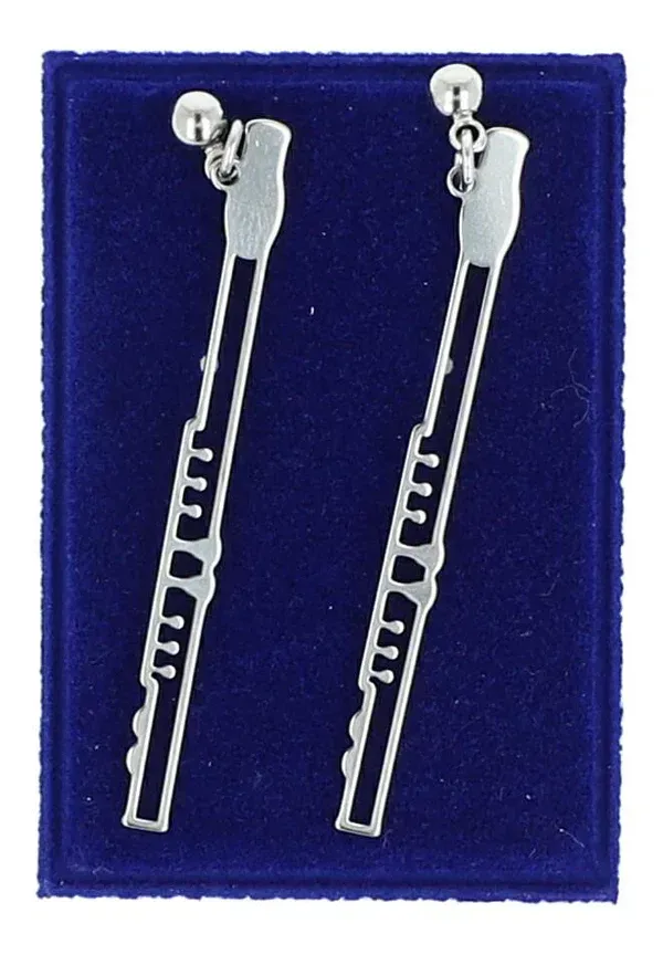 Ohrstecker Edelstahl Querflöte Flute