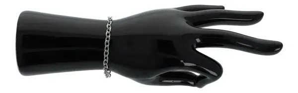 Armkette silberfarben für Anhänger 19 cm