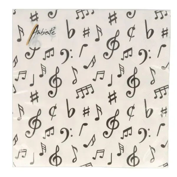 Servietten Noten Mix