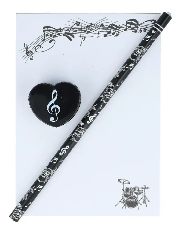 Block + Stift + Spitzer Design Schlagzeug Drum