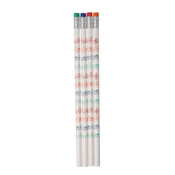 4 Stück Bleistift mit bunten Radierer