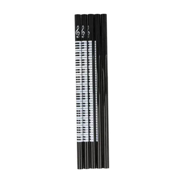 5 Stück Bleistift mit Tastatur  schwarz