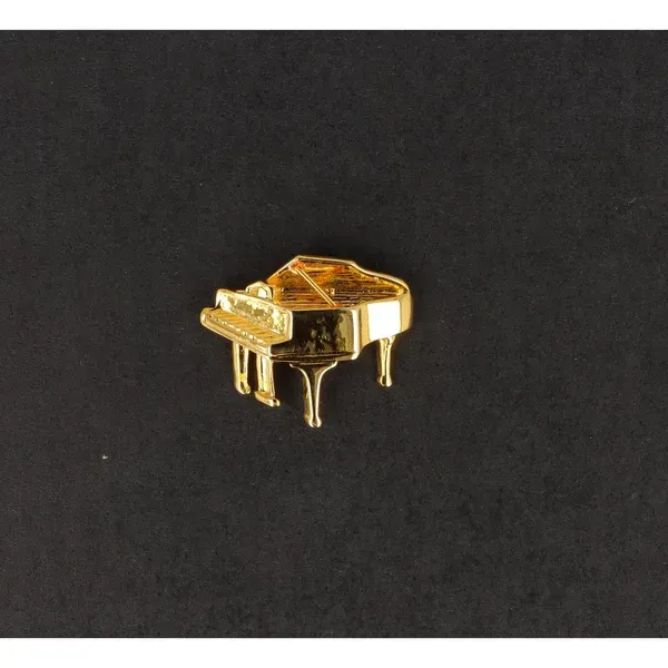 Pin Flügel Klavier Piano goldfarben 2,5 cm