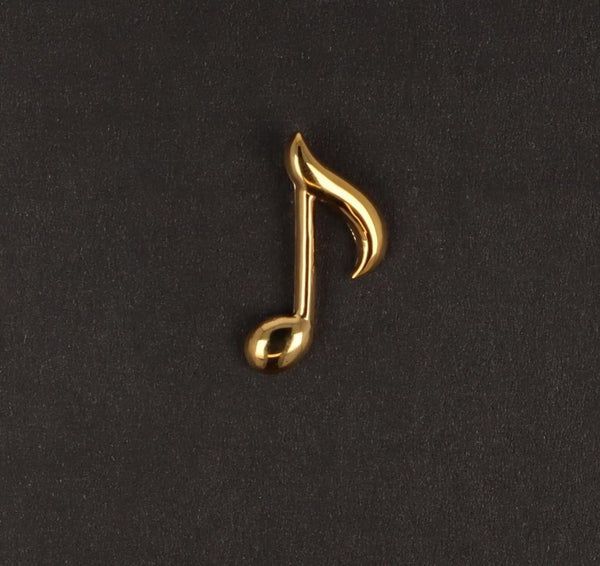 Pin Note goldfarben