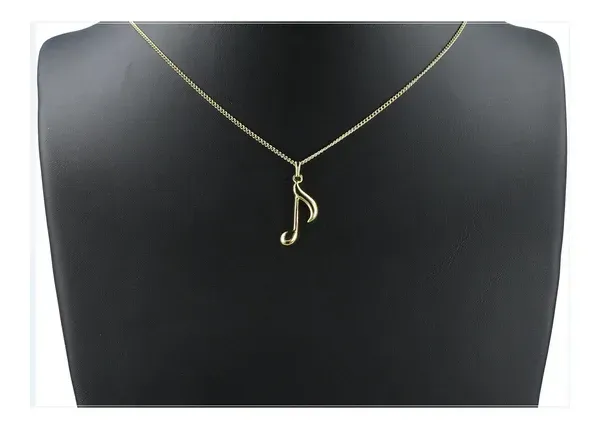 Kette mit Note goldfarben