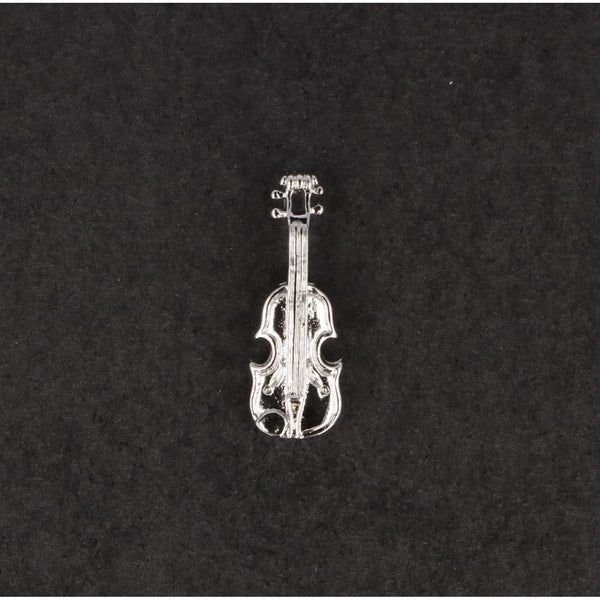 Pin Violine versilbert