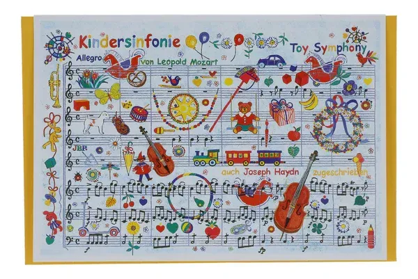 Karte Kindersimphonie Wolfgang Amadeus Mozart