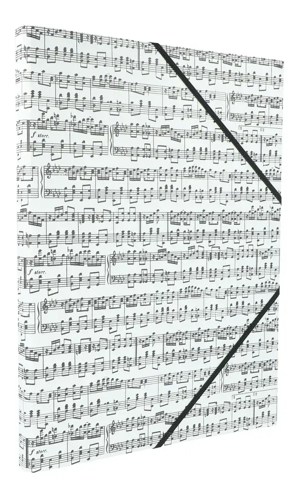Sammelmappe Noten weiß