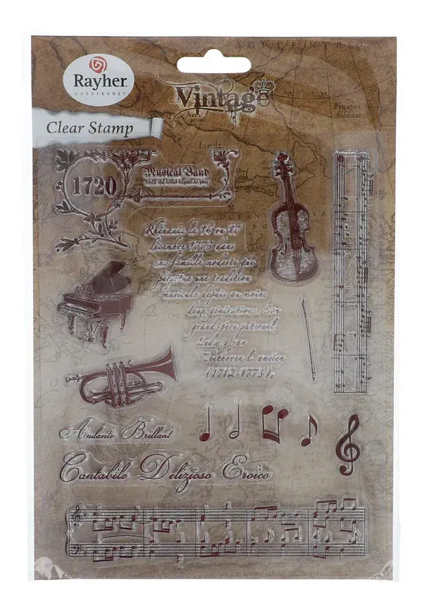 Stempel "Vintage Musik"  klassische Musik
