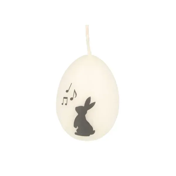 Kerze Ostern Notenlinie + Hase Kerze Ostern Notenlinie + Hase