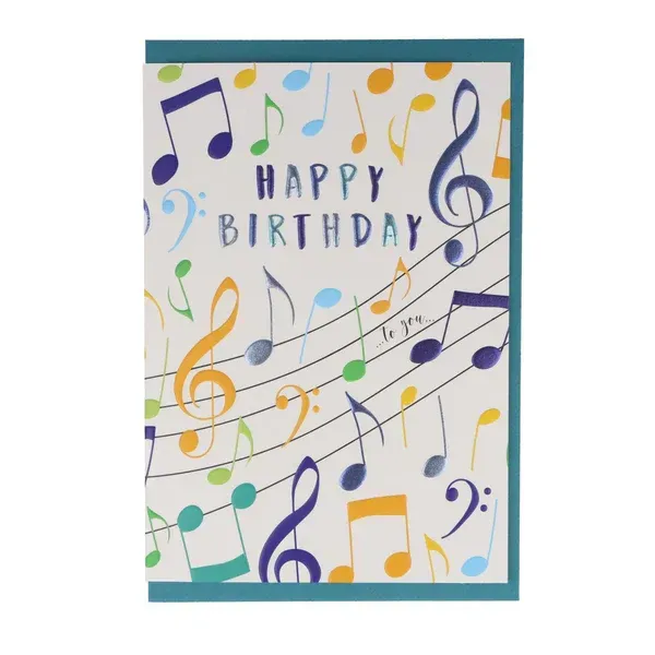 Doppelkarte Happy Birthday ...to you....